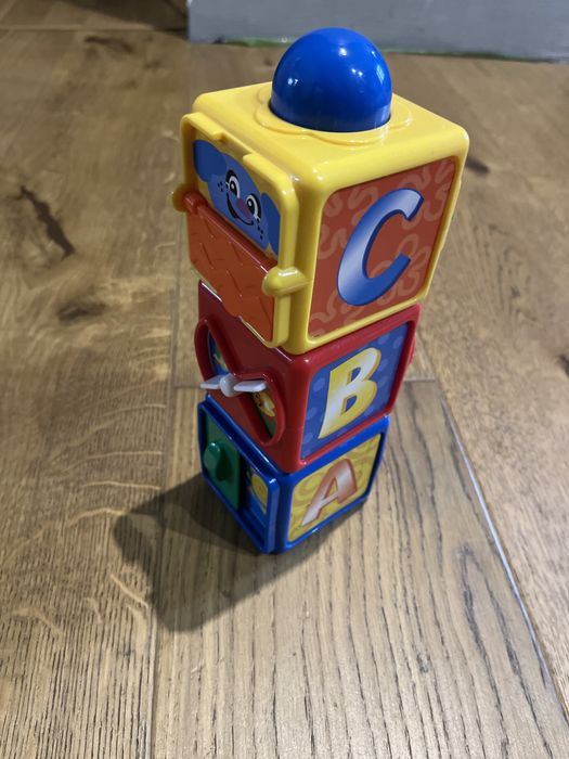 Kostki Fisher Price - kostki sensoryczne