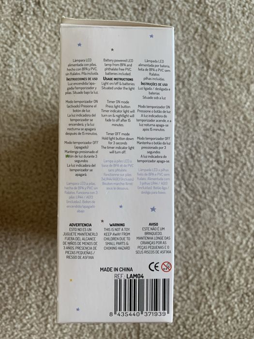 Luz nocturna estrela