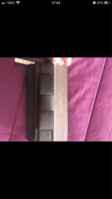 Clutch NOVA preta com laço