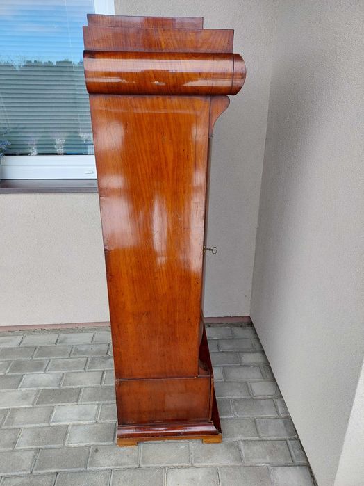 Stary słupek cylindryczny szafka biedermeier XIXw antyk F050