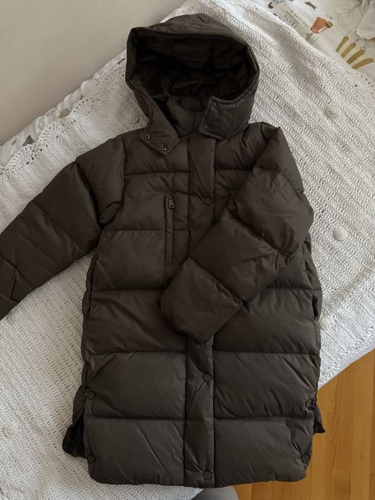 Пуховик Zara 100 % пух р.11-12 лет (Дефект)