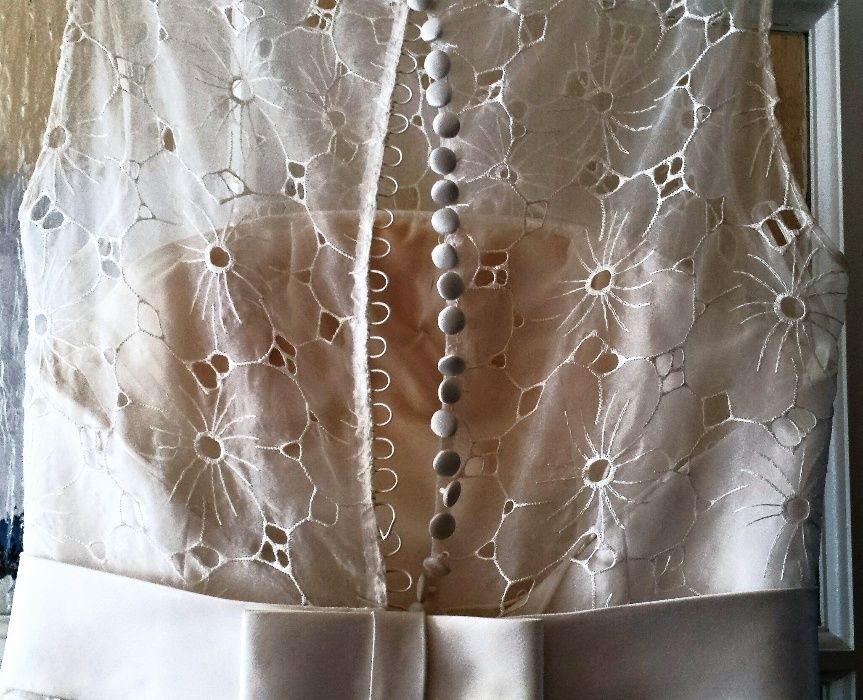 Nabla Leonora suknia ślubna delikatna dziewczęca ecru 38/M