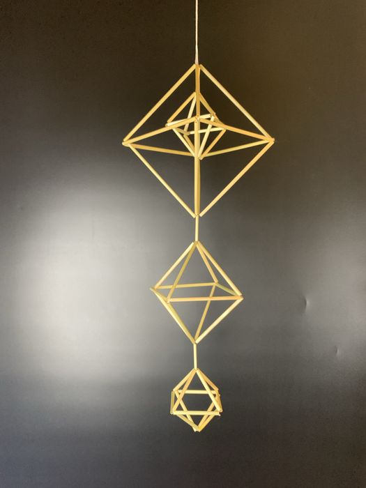 Комплект соломки конструктор виготовлення соломяного павука різдвяний