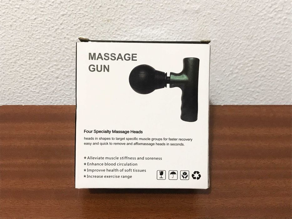 Novo Poderosa Pistola de Massagem Recarregável RM-806