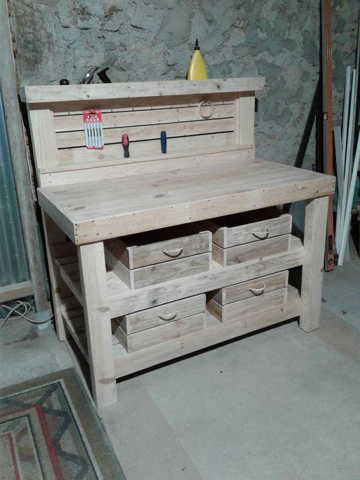 Bancada de trabalho robusta