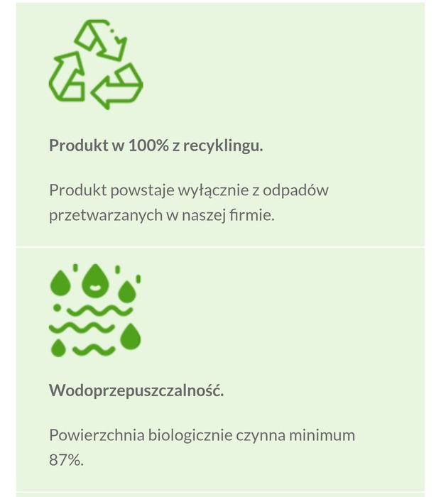 Kratka  parkingowa 5 cm geokraty 50x50x5  cała paleta ekokratka