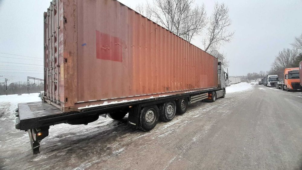 Kontener magazynowy 40HC (12 m) UŻYWANY - Transport Cała Polska