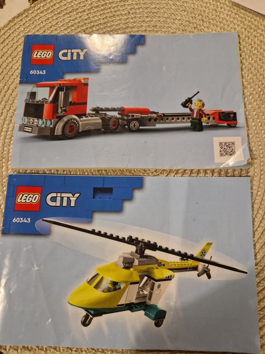 Lego city 60343 laweta i helikopter