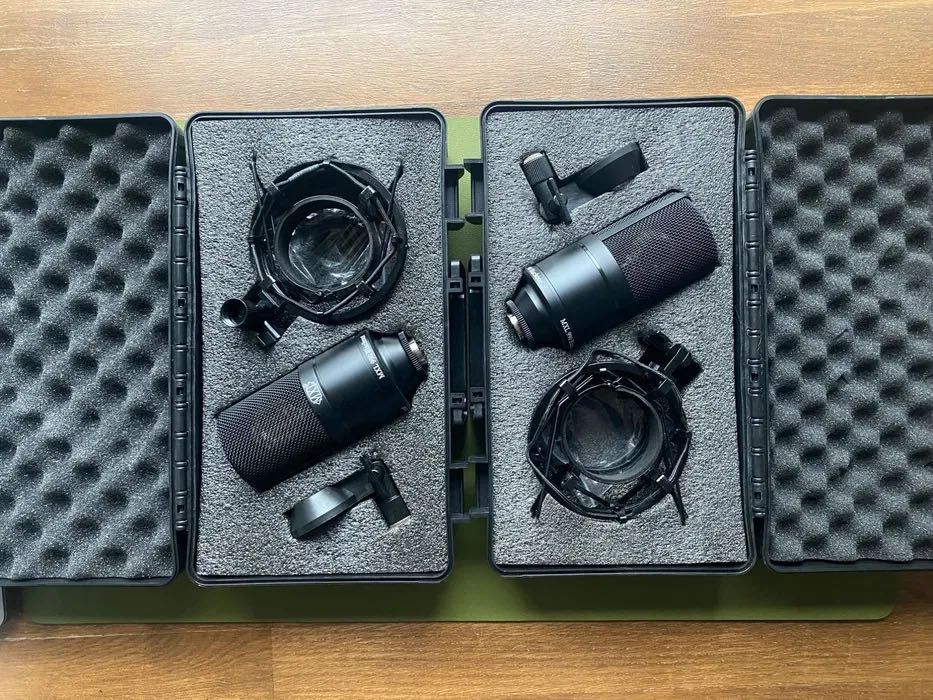 Mikrofon pojemnościowy MXL 990 Black Edition + Koszyk JAK NOWY