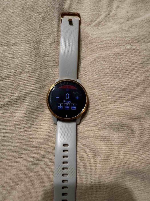 Смарт-годинник garmin venu, колір рожеве золото/бежевий оригінал