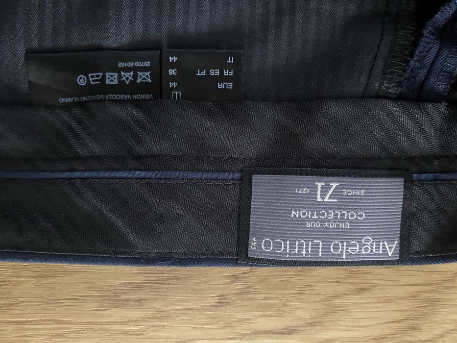 Garnitur męski Slim Fit Angelo Litrico C&A rozm. 44 Komplet Jak Nowy!