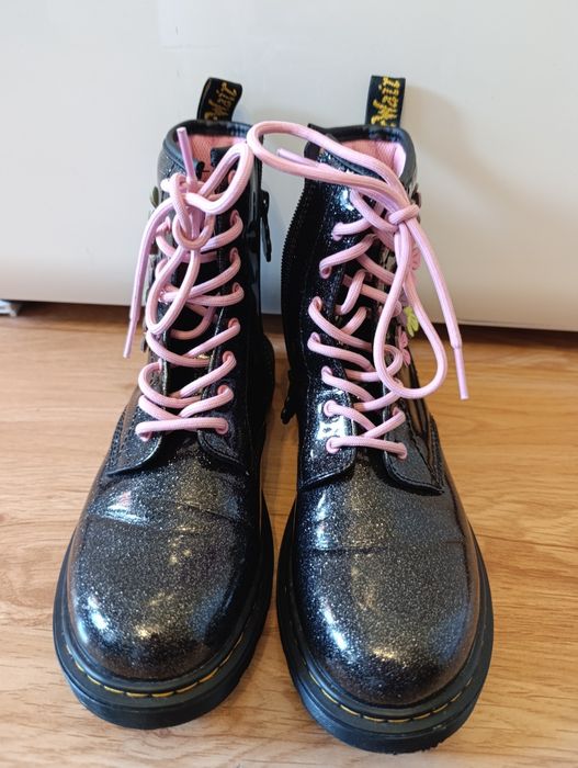 Buty Glany Martensy Dr. Martens Glitter & Flower