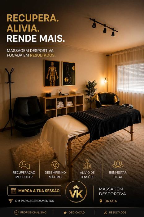 Massagem Desportiva Profissional — Braga