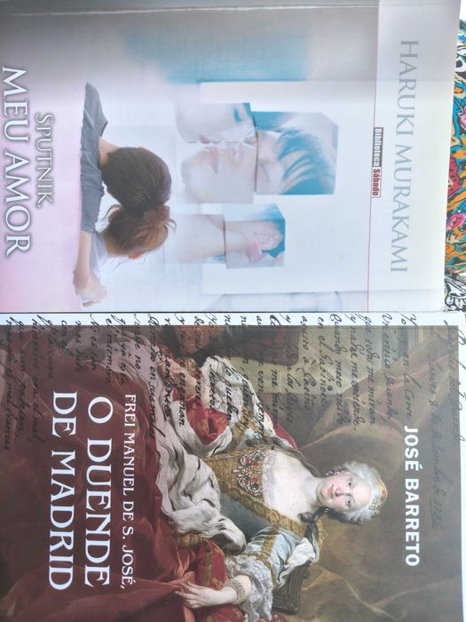 Livro o duende de Madrid e Sputnik meu amor