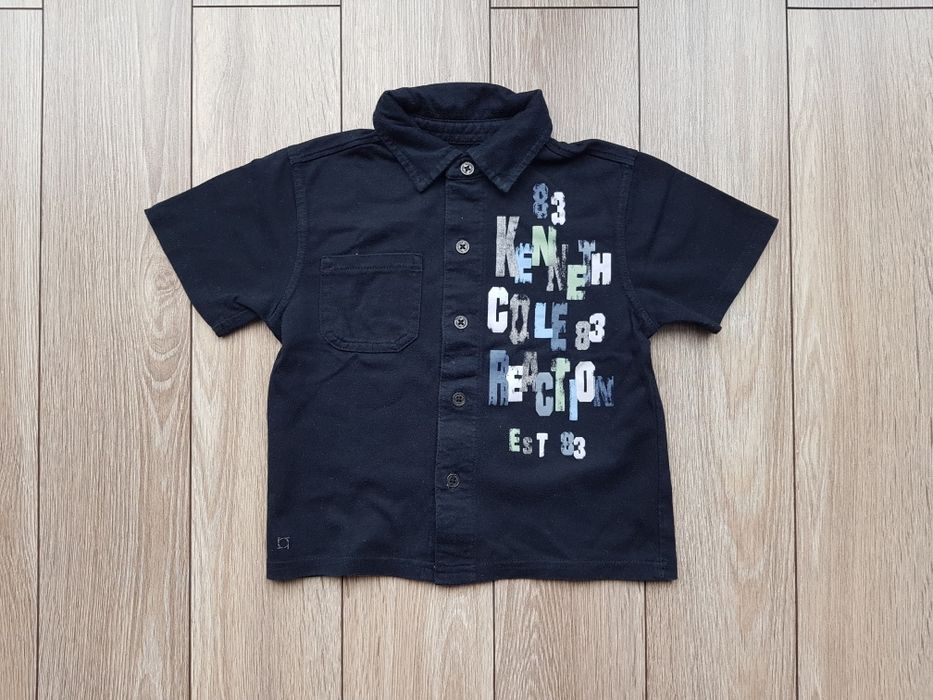 Koszula z krótkim rękawem rozmiar 86 czarna Kenneth Cole
