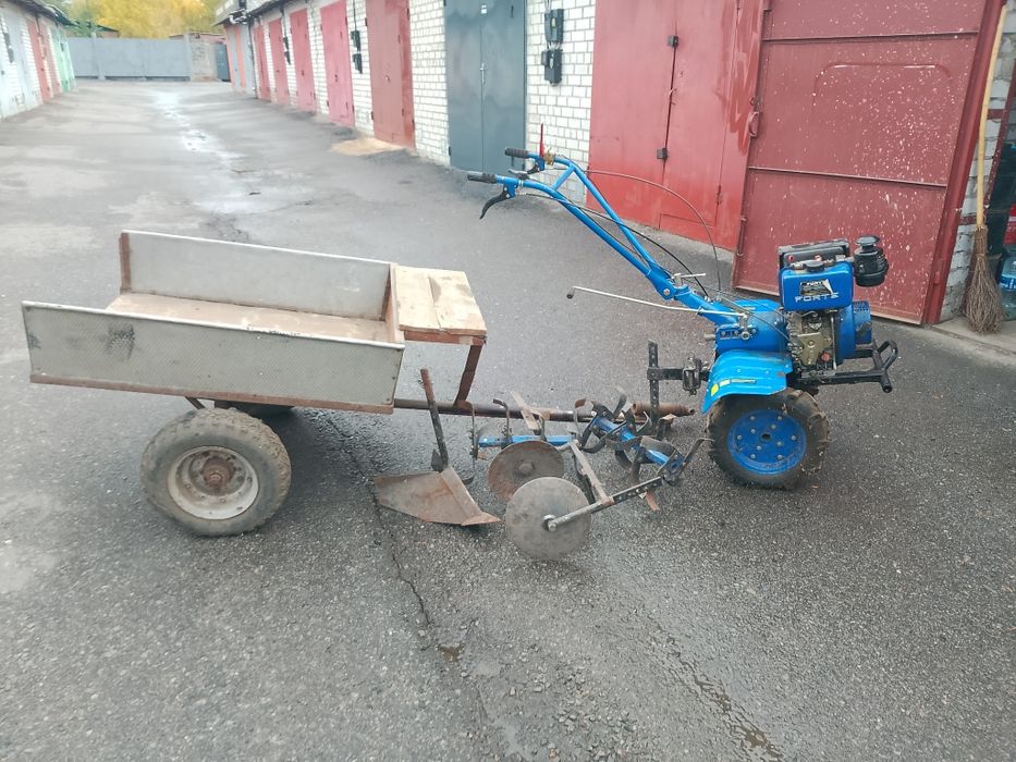 Продам мотоблок з причепом