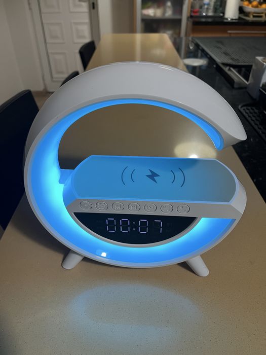 Coluna / Carregador / Relógio Bluetooth