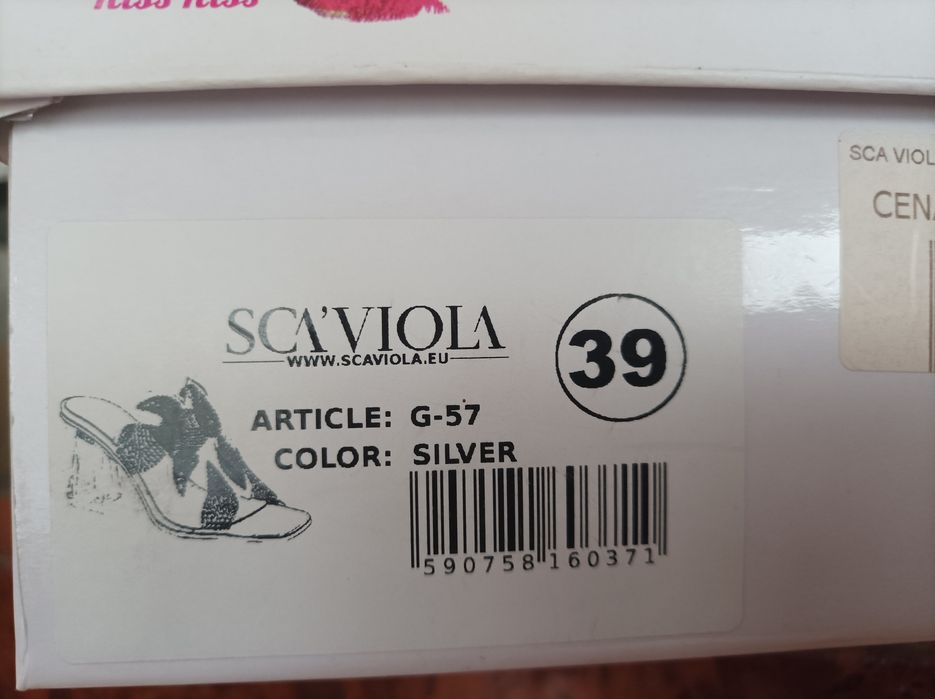 Obuwie silikonowe klapki Scaviola
