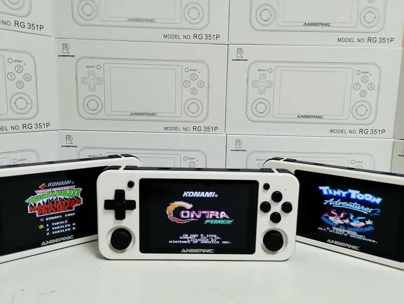Ігрова приставка Anbernic RG351P біла Денди Sega PlayStation Nintendo