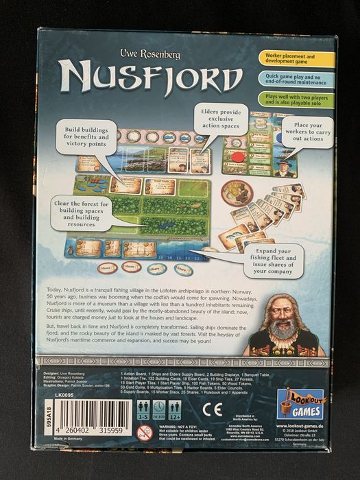 Nusfjord gra planszowa uwe rosenberg