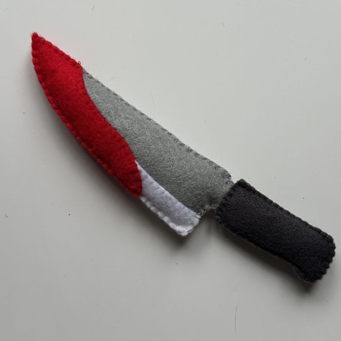 Zabawka dla kota nóż z kocimiętką 18cm