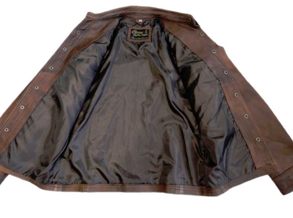 kurtka koszulowa skórzana r. M unisex