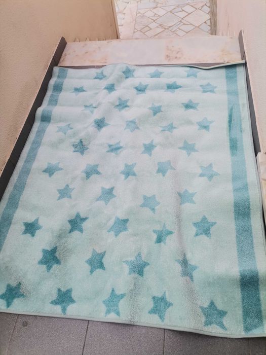 Tapete azul com estrelas 133cmx160cm