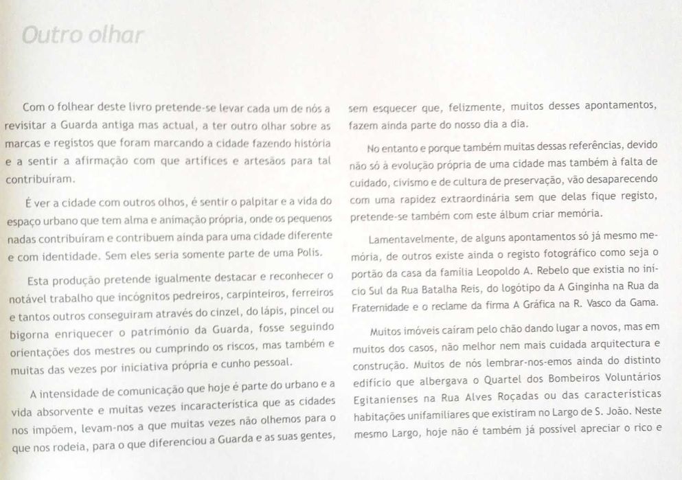 Livro Guarda, Apontamentos Gráficos e Urbanos. Impecável!