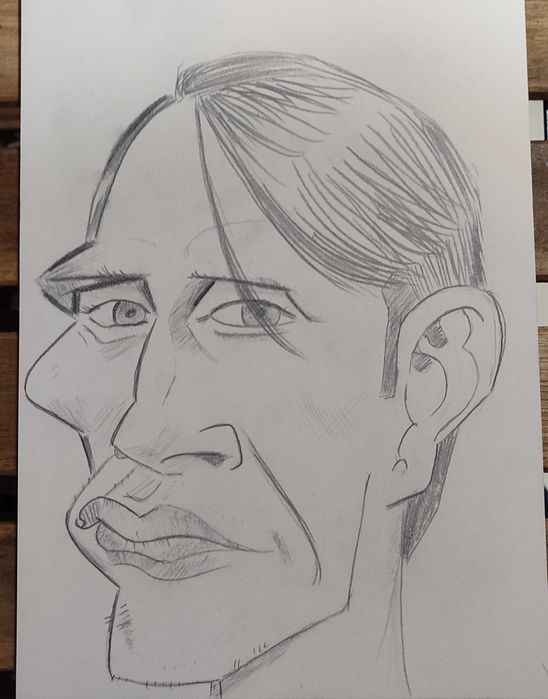 Caricatura Le Chiffre