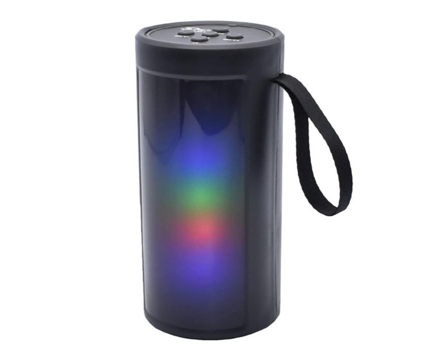 Coluna Bluetooth com LED's RGB - Nova - Envio Grátis