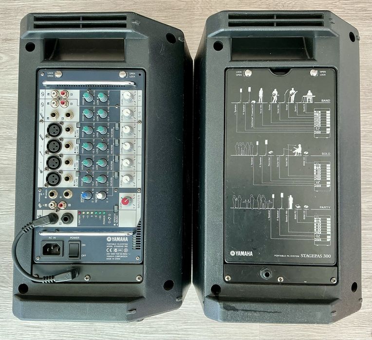 Yamaha StagePas 300 – 300W | Saco Original + Membranas Novas