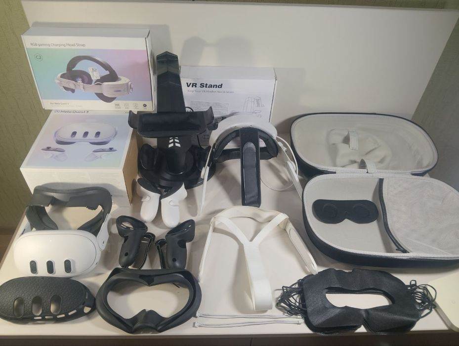 Meta Quest 3 128GB + топовий комплект аксесуарів, майже новий
