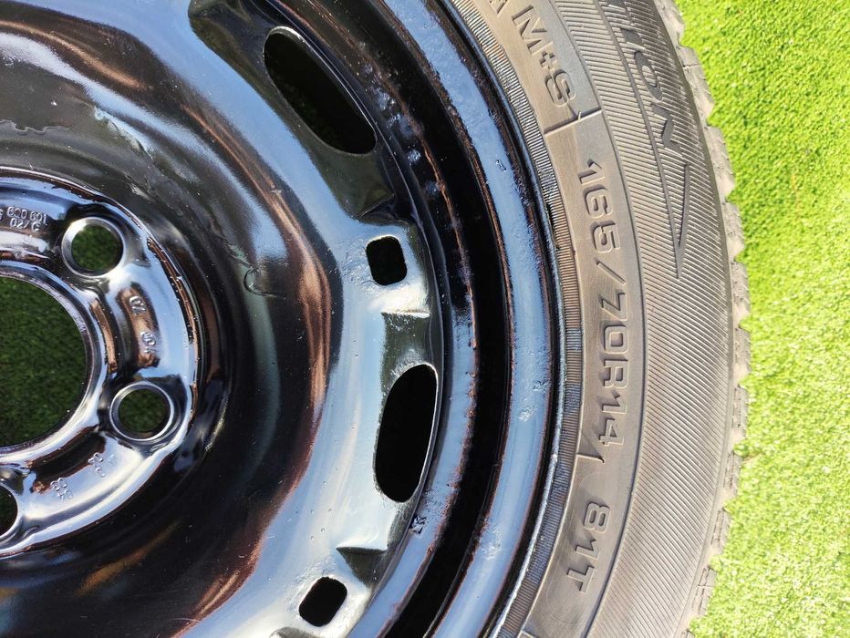 4xFelga stalowa 14, 5x100, Fabia.  Opony gratis.
