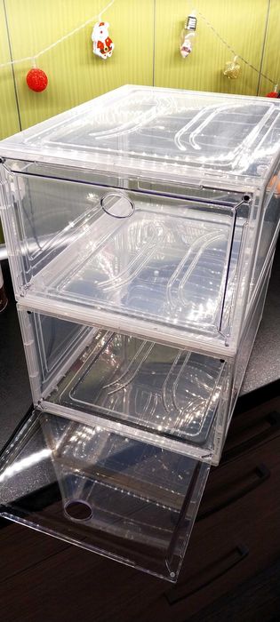 Pudełka, pojemniki na buty, zamykane 9 szt.