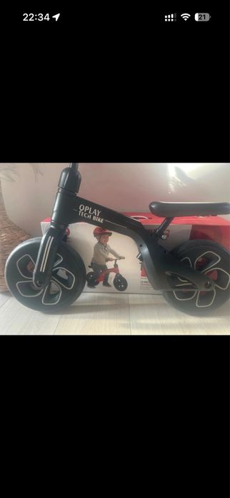 Rowerek biegowy Qplay Tech Bike - super stan