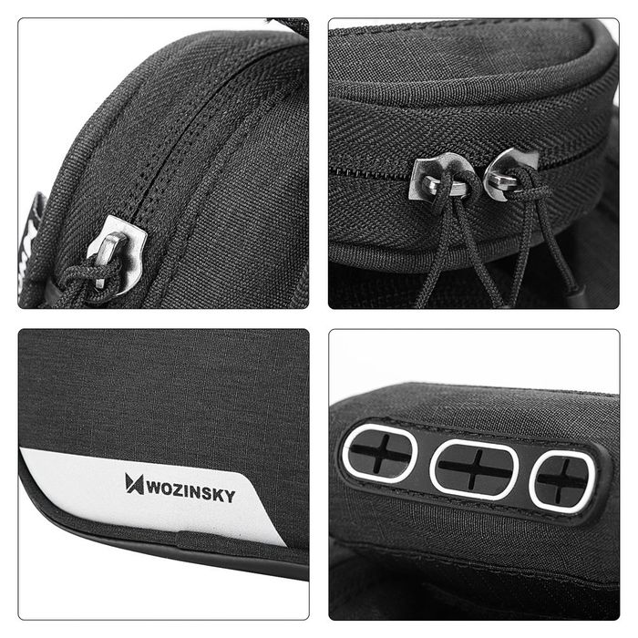 Torba rowerowa na ramę + odczepiany pokrowiec na telefon do 6.5"