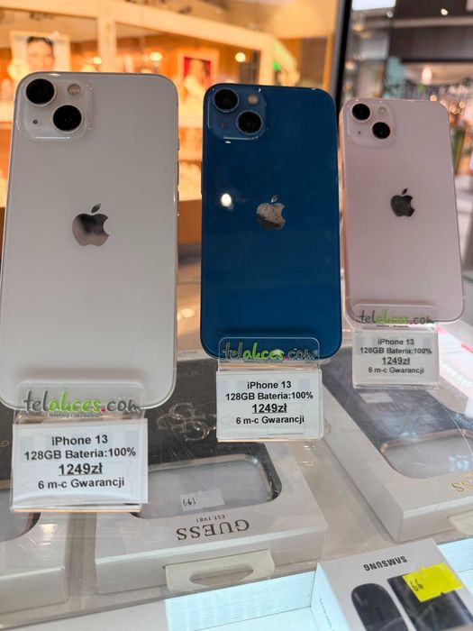 iPhone 13 128GB 100%baterii 6 m-c Gwarancji!!!