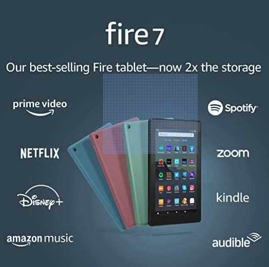 Amazon Fire 7 16GB (Netlfix, Prime Video, Disney+…)