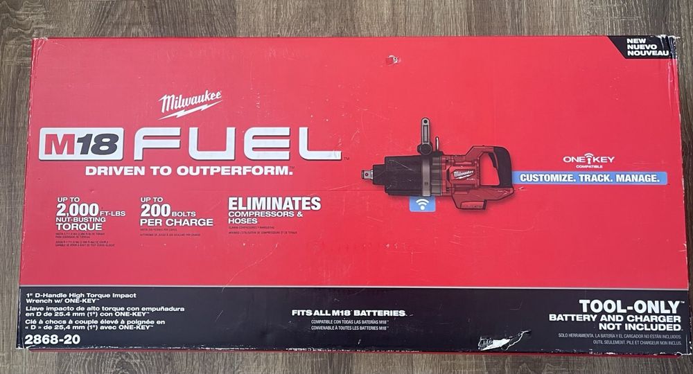 Milwaukee 2868-20 гайковерт тушка ДІЄ 10% ЗНИЖКА до кінця лютого