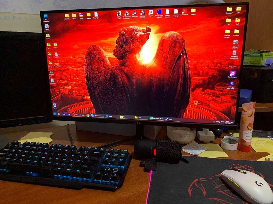 Монитор - QUBE Overlord (G24F144Plus) IPS FullHD 144Hz