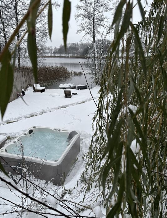 Willa Dom z basenem jacuzzi Sauna Mazury nad jeziorem