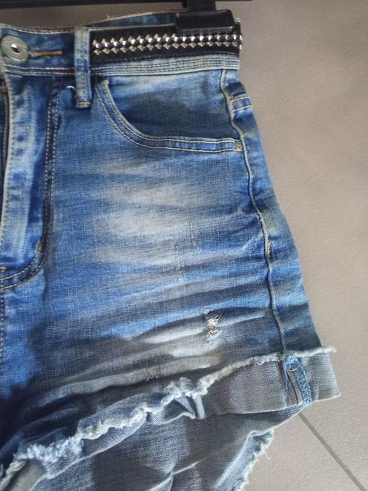 Krótkie spodenki dżinsowe dziewczęce/damskie rozm XS