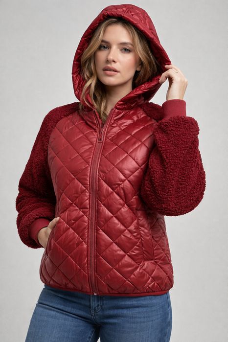 ефектна куртка тедді