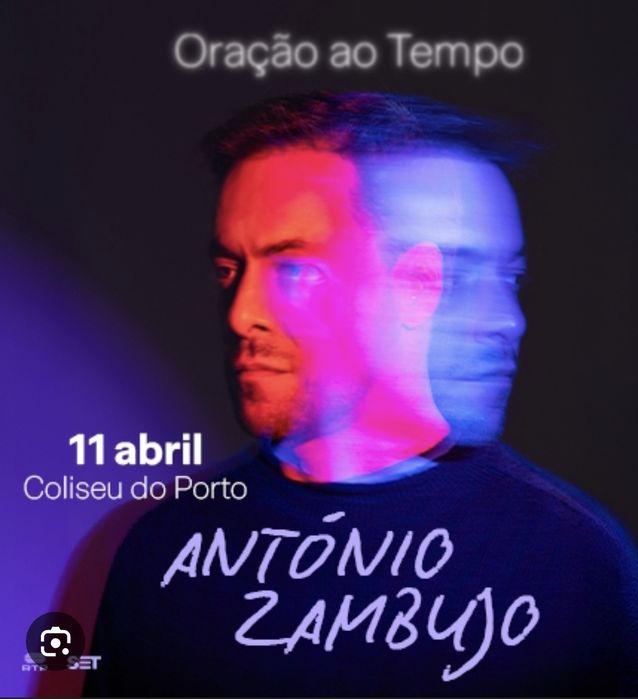 2 bilhetes para António Zambujo coliseu do porto