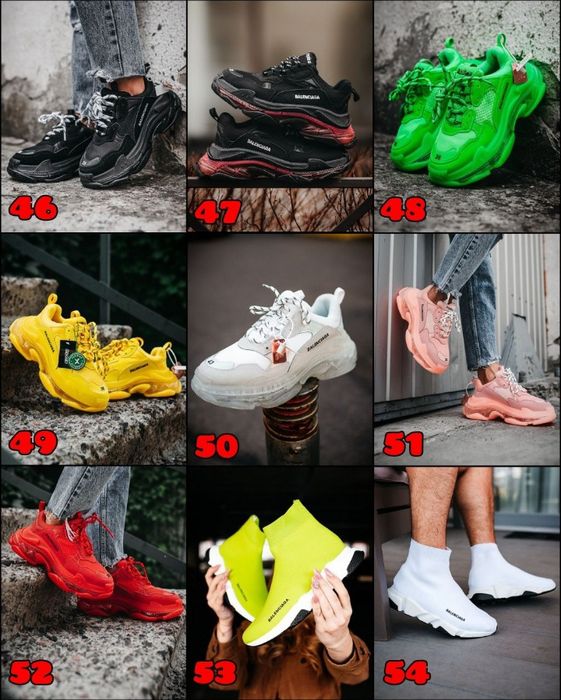 ВСІ МОДЕЛІ‼️ Унісекс кросівки Balenciaga Track, Runner, 3XL, 10XL