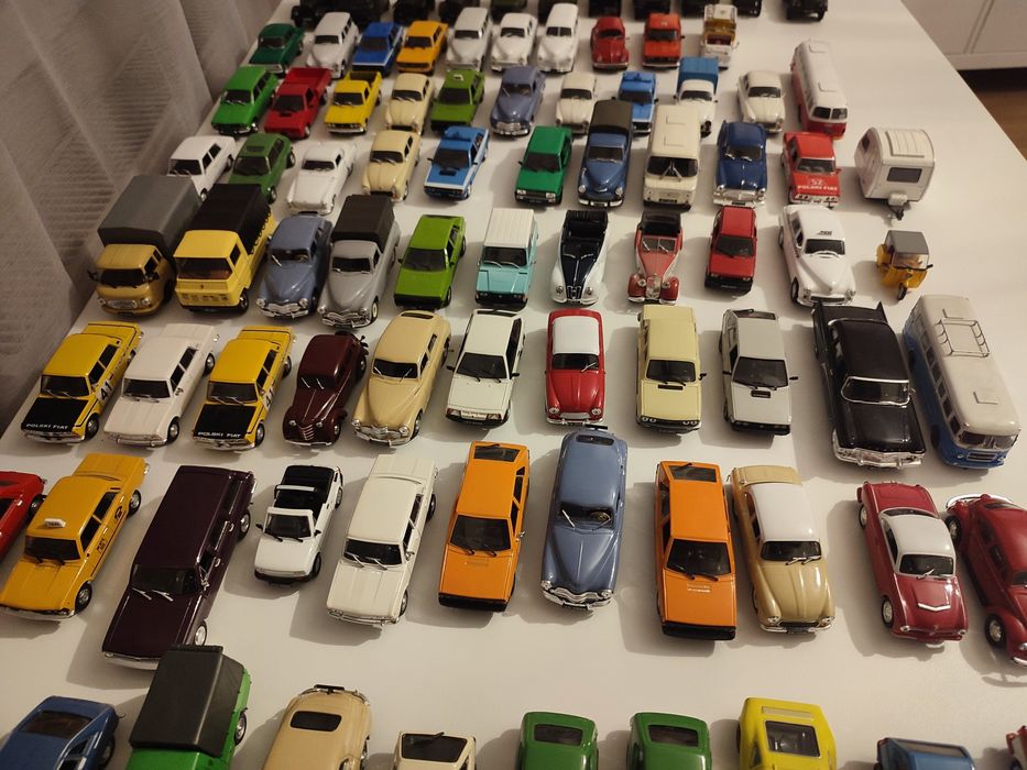 1:43 1:72 kolekcja 106 modeli Kultowe Auta Prl Fiat Nysa Jelcz inne ...