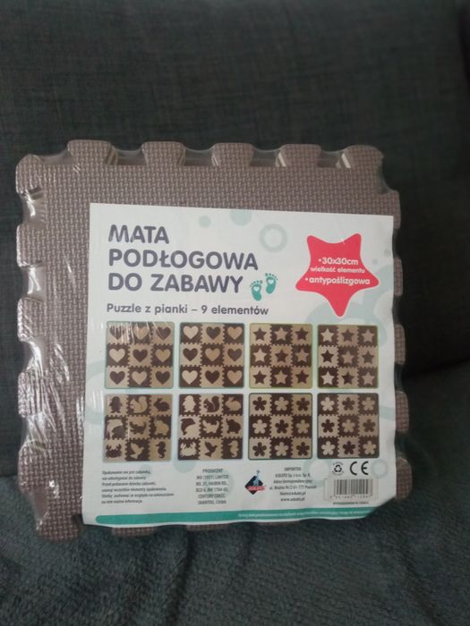 Nowa mata podłogowa dla dziecka gwiazdki 9 elementów