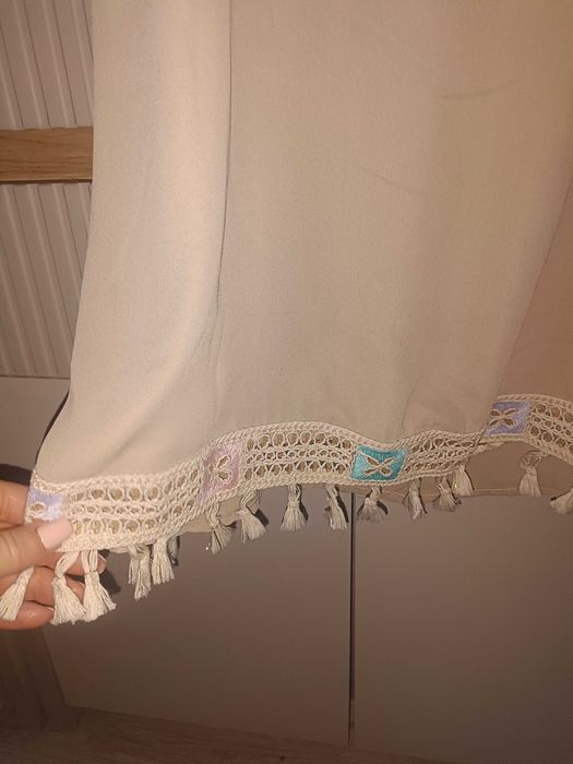 Sukienka Boho beżowa