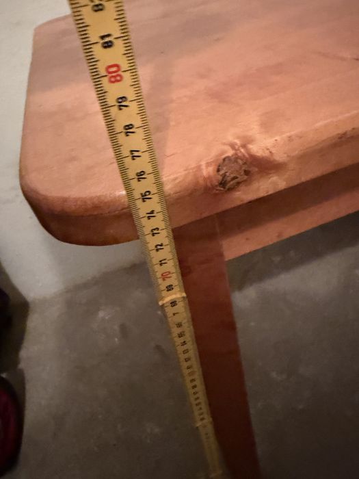 Maly stół naturalne drewno