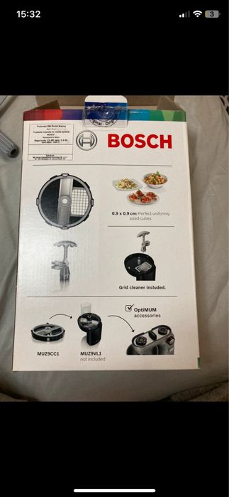 Kostkownica do rozdrabniacza bosch
